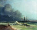 Meer vor dem Sturm 1856 Verspielt Ivan Aiwasowski russisch
